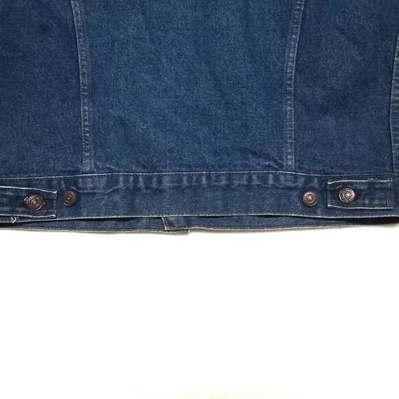 VINTAGE Levi's 506 Mid Wash Denim Trucker Jacket L - Picture 12 of 15